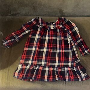 Children’s place Red and Blue Plaid Dress